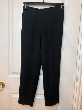 J Crew Black Straight-Leg Dress Pants